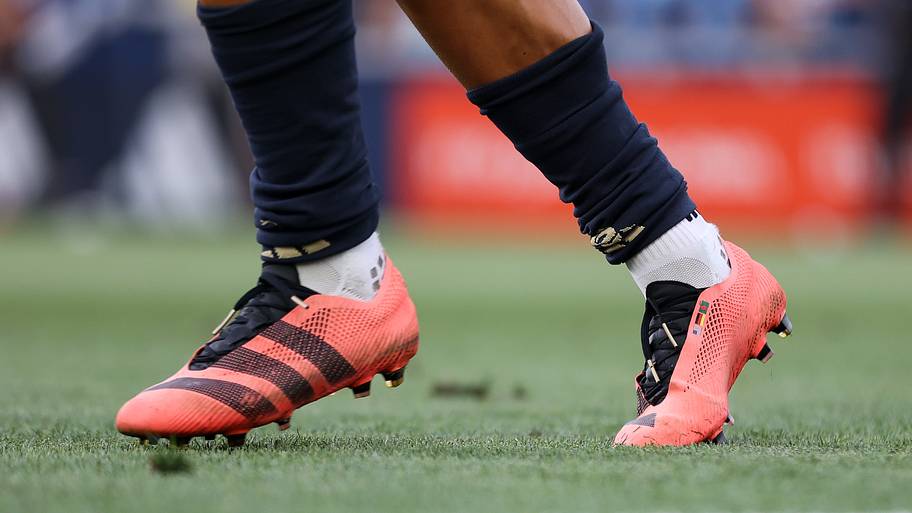 Cavan Sullivan’s new cleats. 
