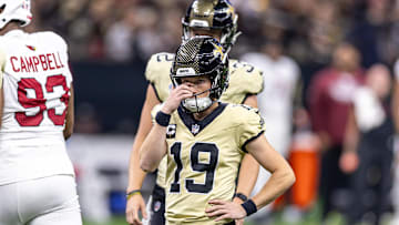 New Orleans Saints place kicker Blake Grupe