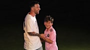 Lionel Messi et son fils