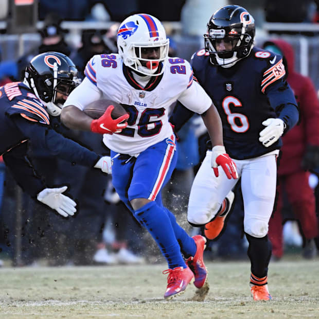 Devin Singletary with Bills