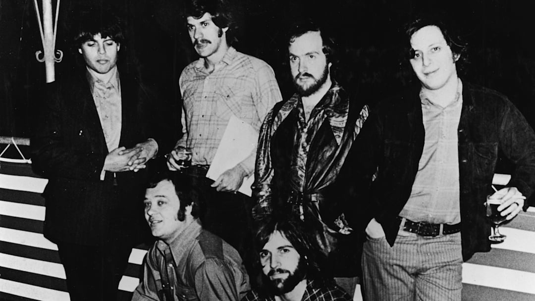 Dave Bargeron, Fred Lipsius, Bobby Colomby, Steve Katz, David Clayton-Thomas, Lew Soloff of Blood, Sweat & Tears