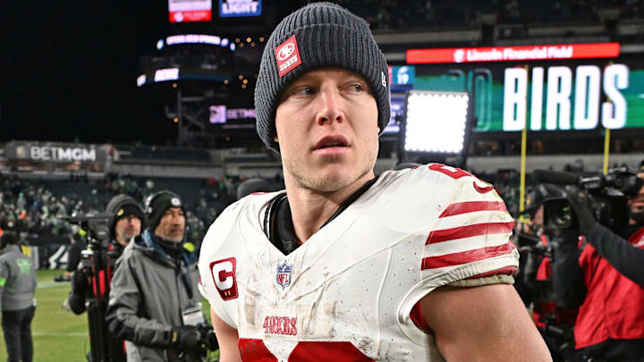 49ers running back Christian McCaffrey