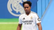 Endrick made his first appearance for Madrid