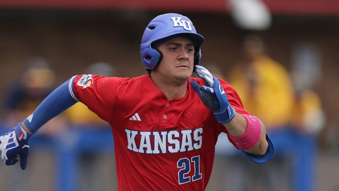 The Kansas Jayhawks are 38-15 this spring and projected as the No. 1 seed and the host for their NCAA regional. This would force a venue change for some of the KSHSAA state baseball championships.