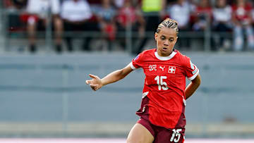 Iman Beney in Aktion im Schweizer Nationaltrikot