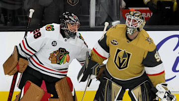 Chicago Blackhawks v Vegas Golden Knights