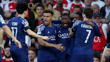 Arsenal FC v Paris Saint-Germain - UEFA Champions League 2024/25 Semi Final First Leg