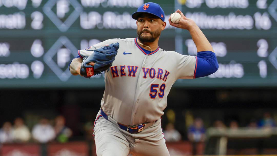 Sean Manaea allowed one run in five innings for the Mets in Seattle on Monday night.
