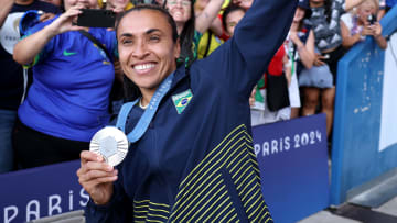 Marta disputou seis edições de Olimpíadas e foi medalha de prata em três delas