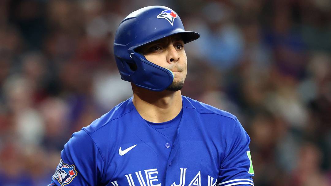 Toronto Blue Jays infielder Andres Gimenez. Mandatory Credit: Mark J. Rebilas-Imagn Images Toronto Blue Jays infielder Andres Gimenez. Mandatory Credit: Mark J. Rebilas-Imagn Images