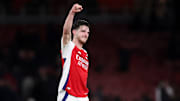 Rice has benefitted from Arsenal's set-piece expertise