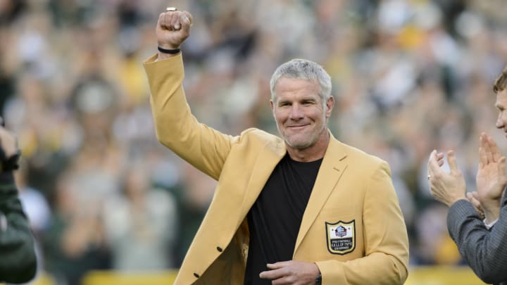 Former Green Bay Packers quarterback Brett Favre