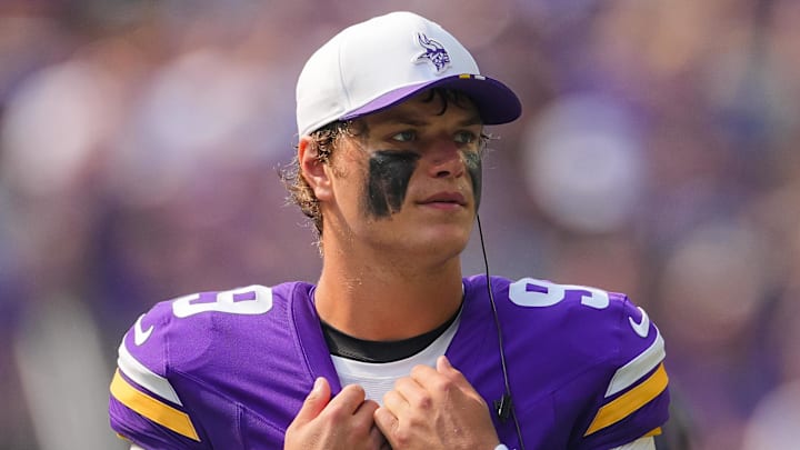 Minnesota Vikings quarterback J.J. McCarthy