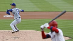 Los Angeles Dodgers starting pitcher Yoshinobu Yamamoto
