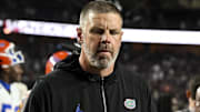 Oct 11, 2025; College Station, Texas, USA; Florida Gators head coach Billy Napier walks off the field after the game against the Texas A&M Aggies at Kyle Field. Mandatory Credit: Maria Lysaker-Imagn Images 