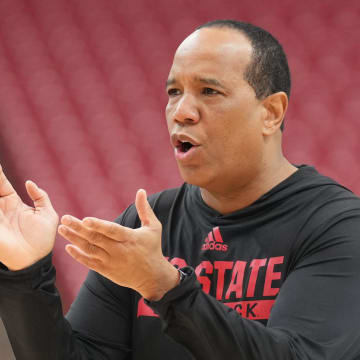 NC State basketball head coach Kevin Keatts