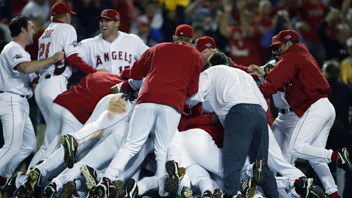 Angels celebrate