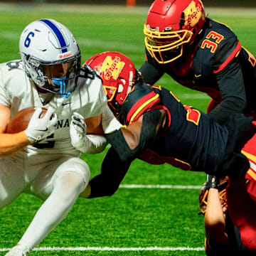 Chiawana's Braxton Feldmann rushed for a game-high 183 yards in Riverhawks' 44-0 win over Kamiakin on Thursday.