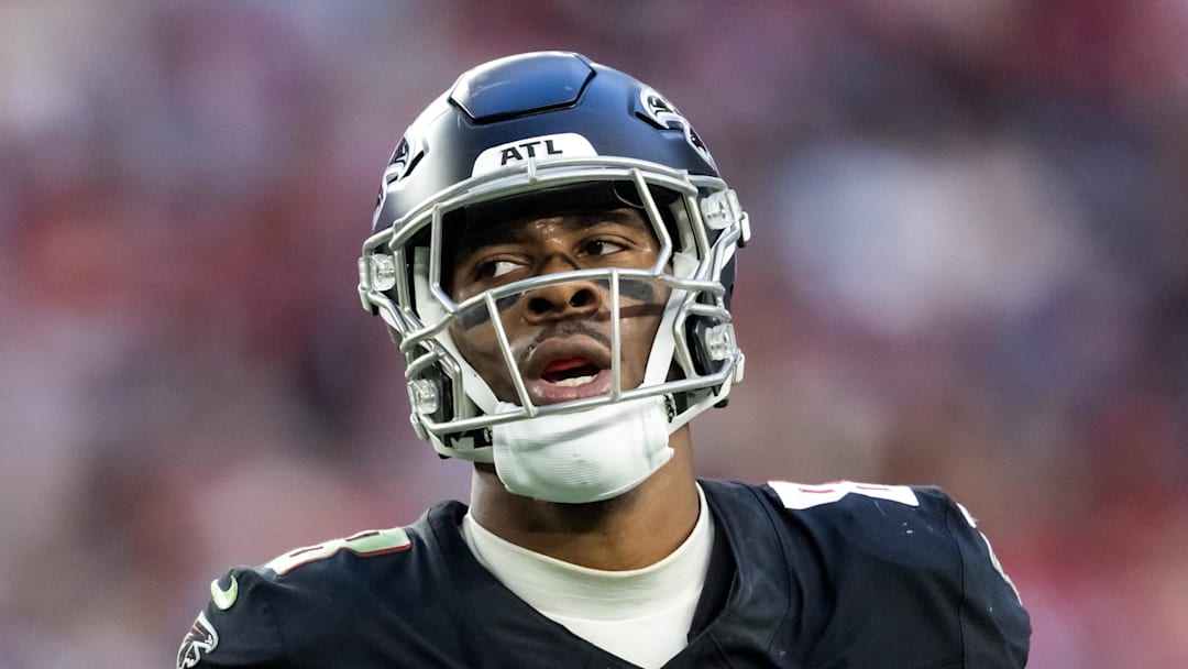 Atlanta Falcons tight end Kyle Pitts Sr. Atlanta Falcons tight end Kyle Pitts Sr.