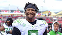 Atlanta Falcons defensive lineman Brandon Dorlus 