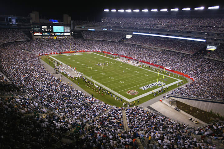 Gillette Stadium, do Patriots, é a sede em Boston
