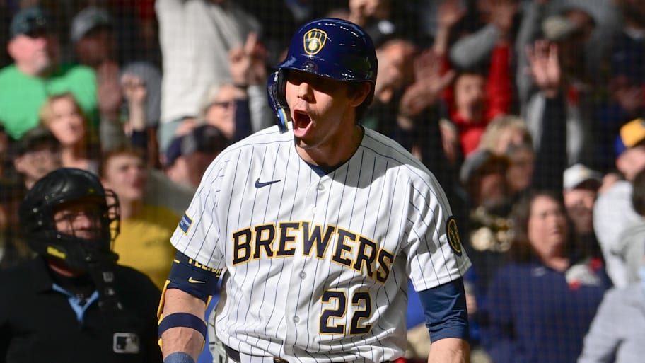 Milwaukee Brewers designated hitter Christian Yelich 