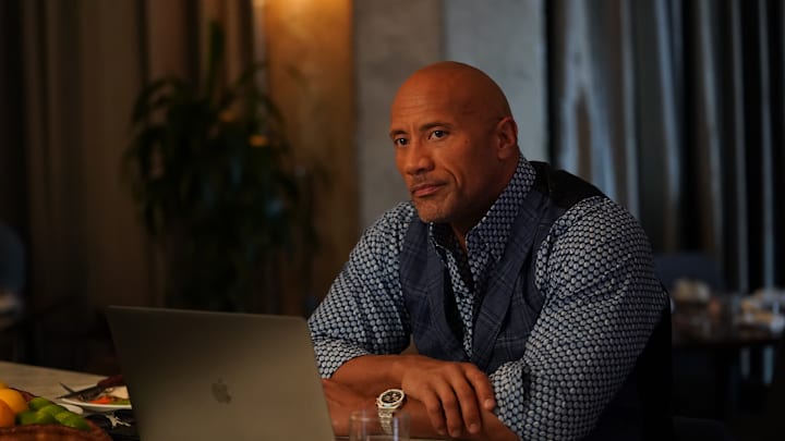 Ballers Episode 41 (season 5, episode 3), debut 9/8/19: Dwayne Johnson.
photo: Jeff Daly/HBO