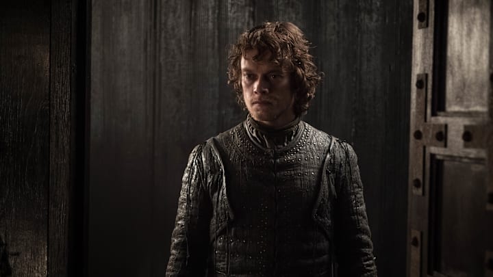 Alfie Allen (Theon Greyjoy) in Game of Thrones season 8 Episode 1, "Winterfell"