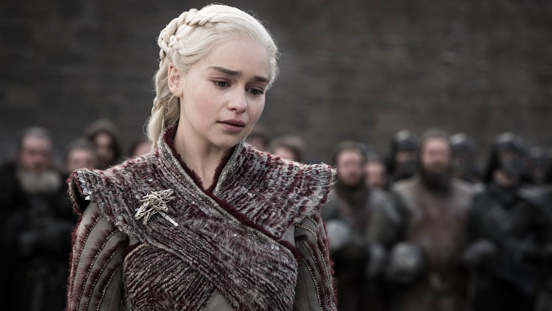 Emilia Clarke (Daenerys Targaryen) in Game of Thrones season 8 Episode 4, "The Last of the Starks"