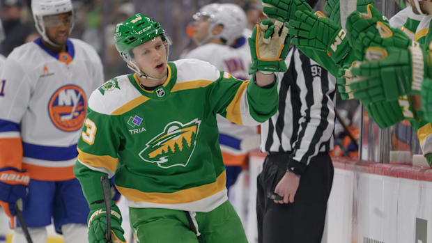 Minnesota Wild forward Marco Rossi