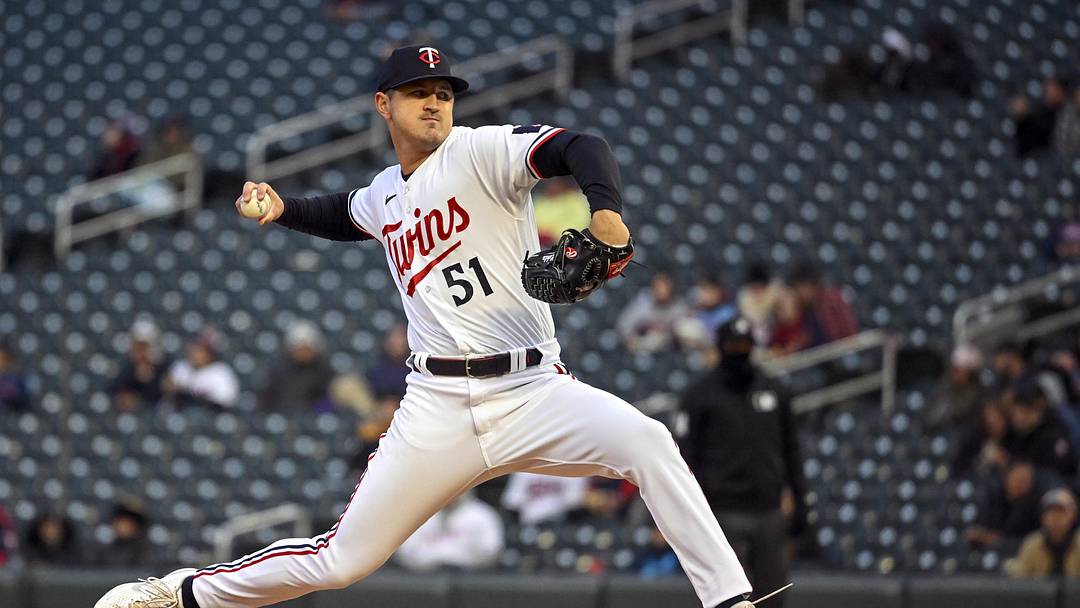 Apr 21, 2023; Minneapolis, Minnesota, USA; Minnesota Twins pitcher Tyler Mahle (51) delivers a pitch against the Washington Nationals at Target Field. Mandatory Credit: Nick Wosika-USA TODAY Sports Apr 21, 2023; Minneapolis, Minnesota, USA; Minnesota Twins pitcher Tyler Mahle (51) delivers a pitch against the Washington Nationals at Target Field. Mandatory Credit: Nick Wosika-USA TODAY Sports