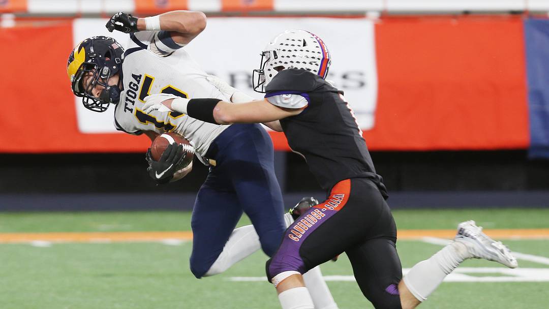 Cambridge-Salem competed against Tioga in the 2022 New York State Class D championship game.