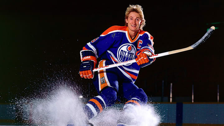 Wayne Gretzky durante sus días con los Edmonton Oilers. Wayne Gretzky durante sus días con los Edmonton Oilers.