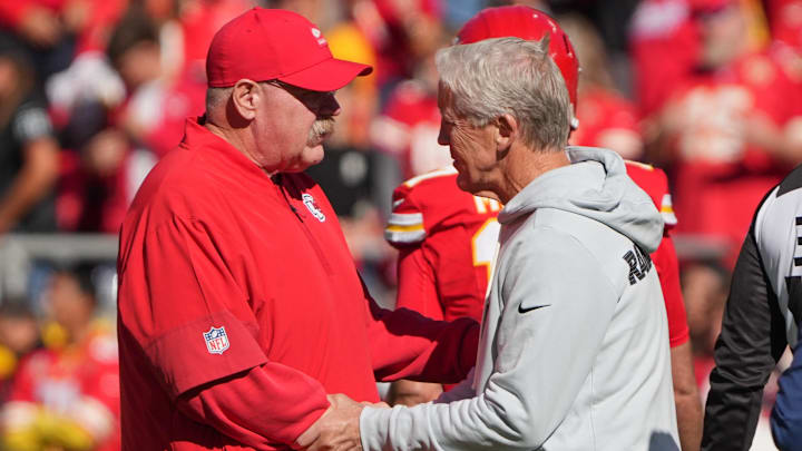 Chiefs head coach Andy Reid had a nice message for Pete Carroll after their shutout win over the Raiders.