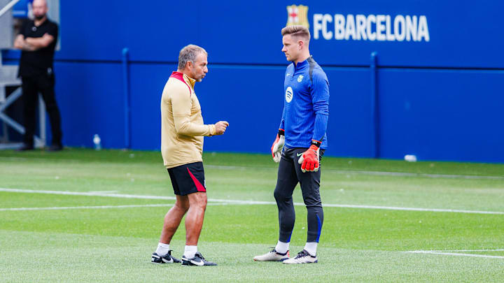 Ter Stegen, Flick, Barcelona. Ter Stegen, Flick, Barcelona.