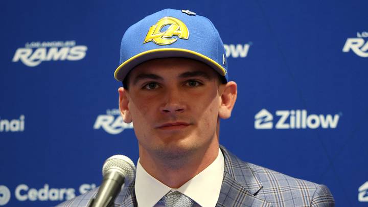 Los Angeles Rams first-round draft pick Ty Simpson.