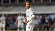 Neymar reestreou pelo Santos contra o Botafogo-SP