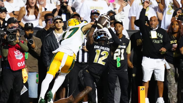 Colorado’s Travis Hunter makes a great catch in the team’s season-opener.