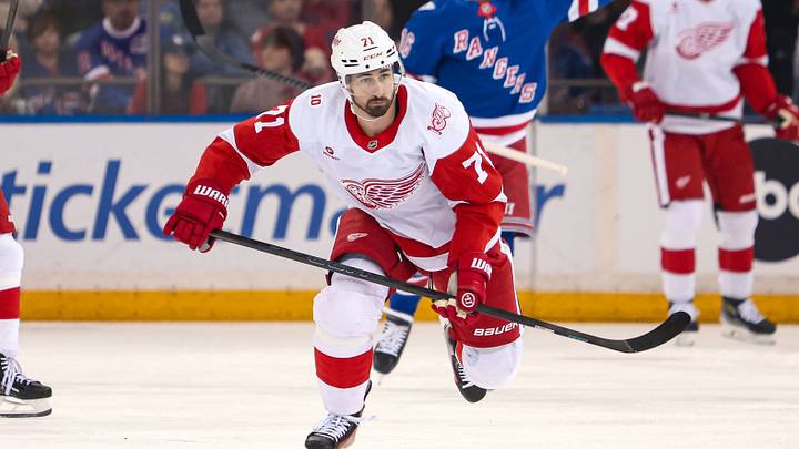 Dylan Larkin of the Detroit Red Wings Dylan Larkin of the Detroit Red Wings