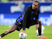 Raphinha était présent à la séance d'entraînement du Barça ce mercredi.