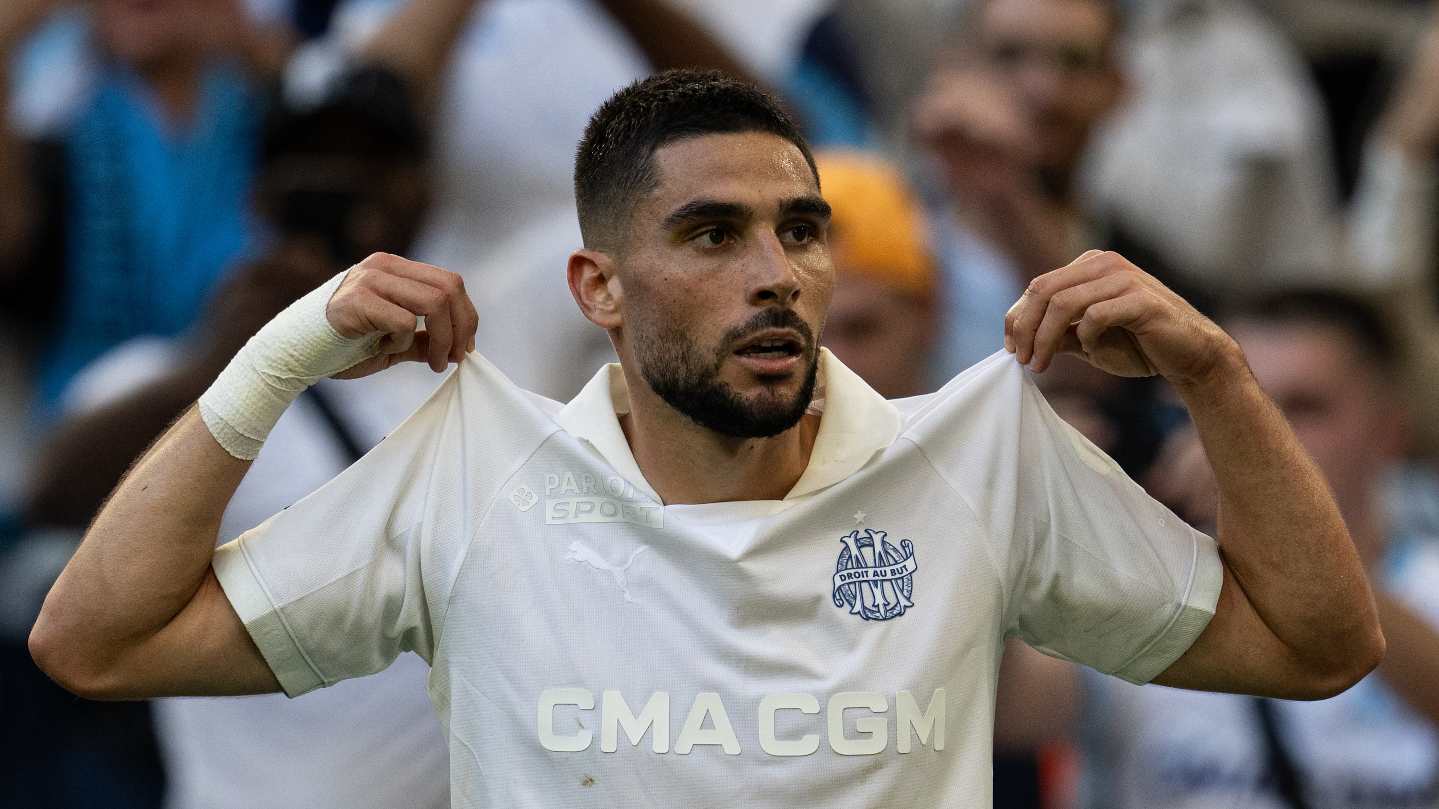 PHOTO : Le chambrage terrible de Neal Maupay envers les Lyonnais après le succès de l'OM dans l'Olympico