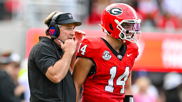 Kirby Smart, Gunner Stockton, Georgia Bulldogs