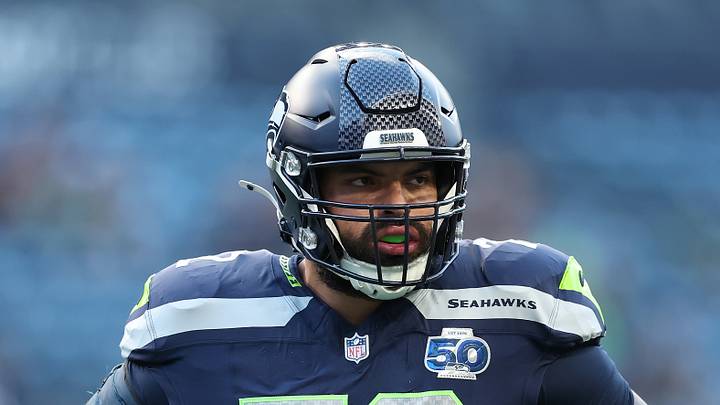 Abraham Lucas of the Seattle Seahawks