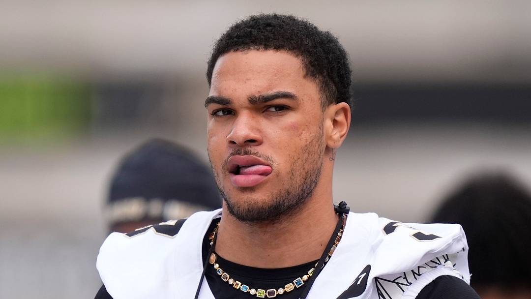 Apr 11, 2026; Boulder, CO, USA; Colorado Buffaloes wide receiver DeAndre Moore (3) before the spring game at Folsom Field. Mandatory Credit: Ron Chenoy-Imagn Images Apr 11, 2026; Boulder, CO, USA; Colorado Buffaloes wide receiver DeAndre Moore (3) before the spring game at Folsom Field. Mandatory Credit: Ron Chenoy-Imagn Images