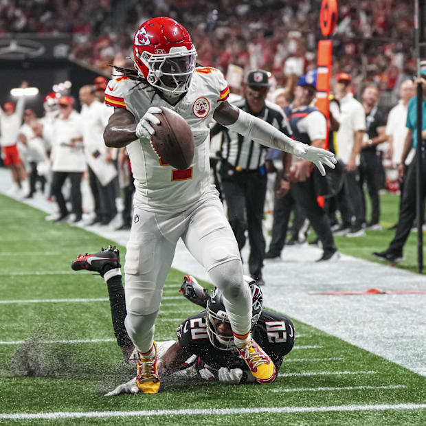 Kansas City Chiefs wide receiver Rashee Rice