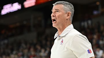 Boise State Broncos head coach Leon Rice.