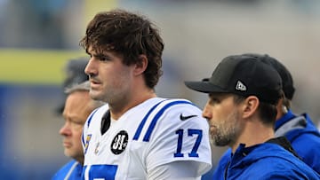 Indianapolis Colts quarterback Daniel Jones (17)