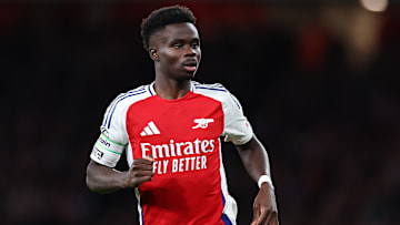 Saka is now the youngest to score 50 Premier League goals for Arsenal