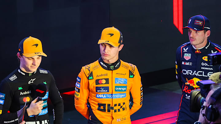 Oscar Piastri, Lando Norris, Max Verstappen, Formula 1