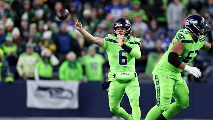 Sam Howell with the Seattle Seahawks